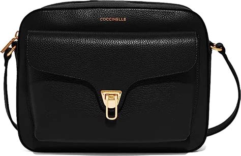 Borsa a tracolla medium in pelle Nero 